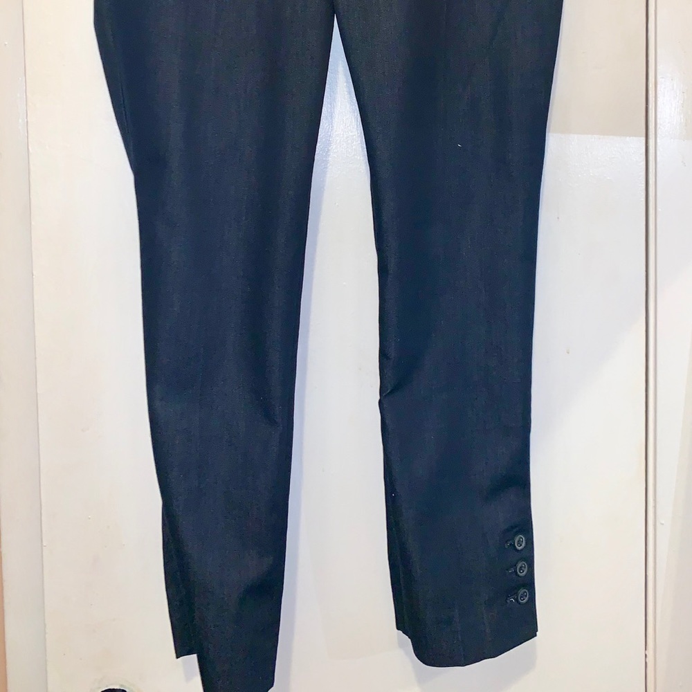 Talbots side zip dressy denim pants